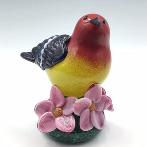 Western Tanager & Blossoms