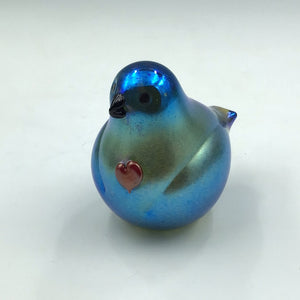 Blue Bird with a Heart