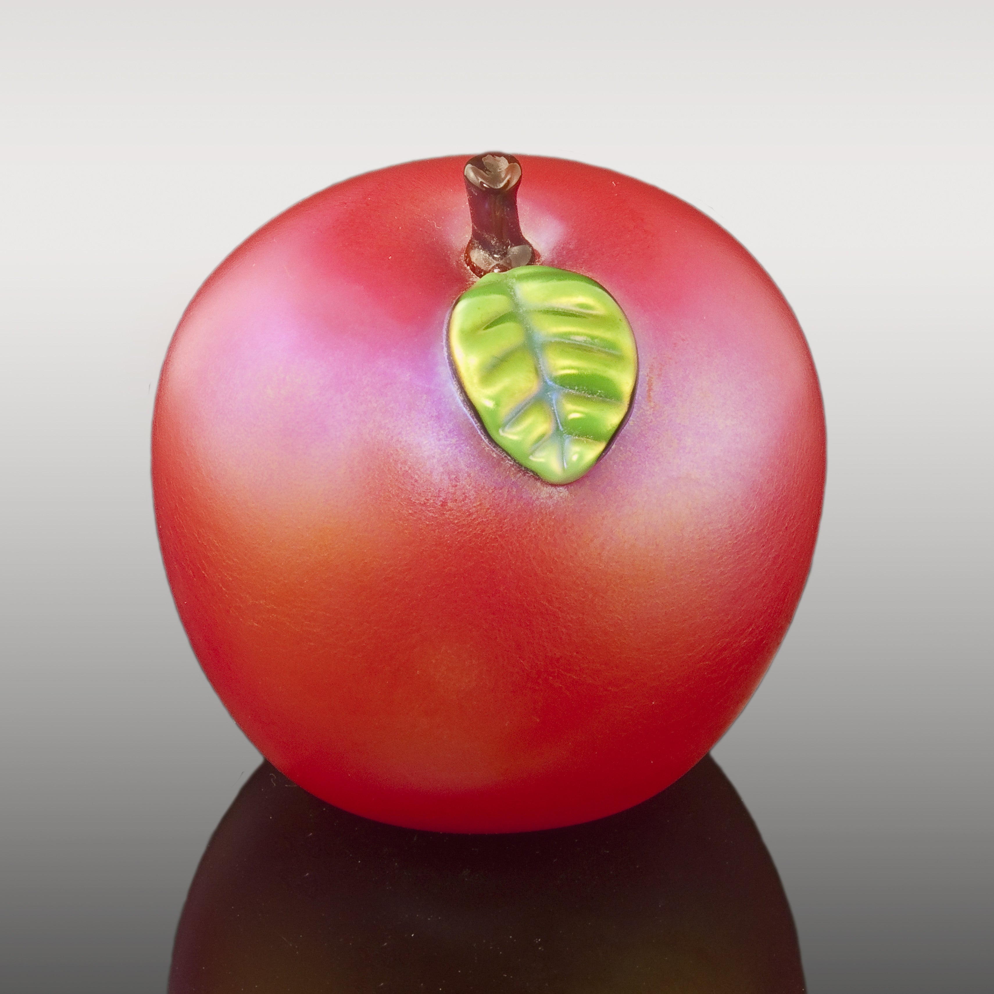 Iridescent Red Apple